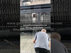 Automatic gabion production machine line