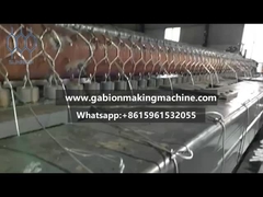 Automatic gabion mesh weaving machine