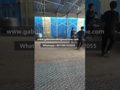 Automatic gabion  mesh machine line