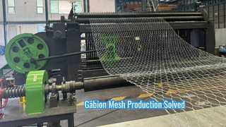 100x120mm Automatic Gabion Mesh Machine for gabion box production