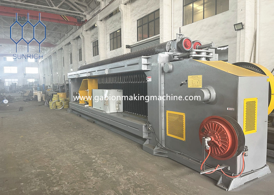 3.0mm 66x88mm Gabion Mesh Machine PLC Control System