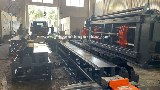 Buy Tensile Strength 350-550N/Mm2 Gabion Production Line With 60X80-80X100MM Mesh Size And PLC Control System online manufacture