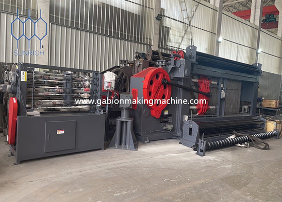 Buy Galvanized Steel Wire Gabion Production Line with Advanced PLC Control System online manufacture