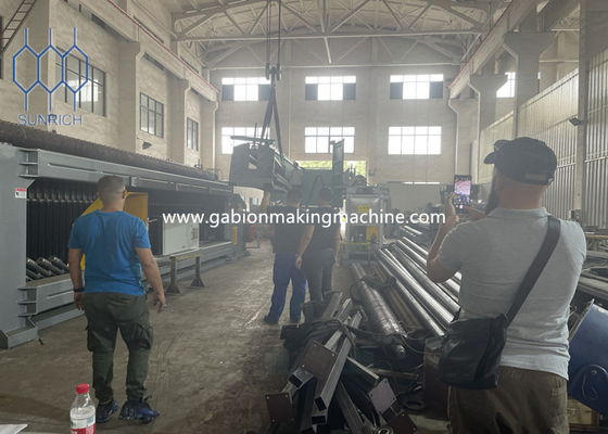 Buy Highly Durable Gabion Production Line With Mesh Size 60*80mm-120*150mm And 7.5KW Power online manufacture