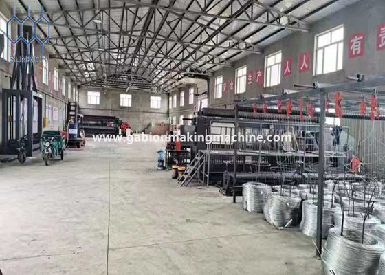 Buy 4.0mm 110x135mm Gabion Mesh Machine PLC Servo Motor Control System online manufacture