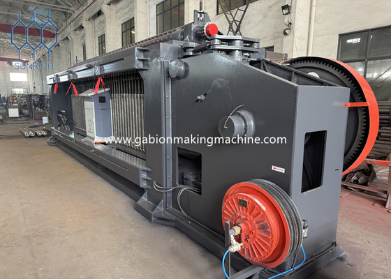 Buy Professional Automatic Galvanized Steel Wire Gabion Basket Weaving Machine online manufacture