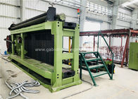 Fully Automatic Wire Coiling Machine , 100x120mm Gabion Mesh Machine PLC Control Simple Install