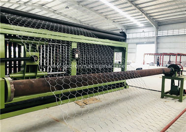 Hexagonal Wire Mesh Weaving Machine / Gabion Box Machine For 2mm - 4mm Diameter Wire