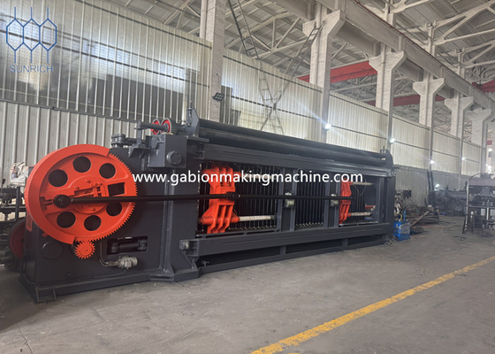 Buy 380V/50HZ Power Galvanized Steel Wire Gabion Box Machine 15-20m/min Production Speed online manufacture
