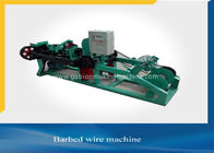 Twisted Barbed Wire Making Machine Horizontal Design With PVC Coated Wire Materials