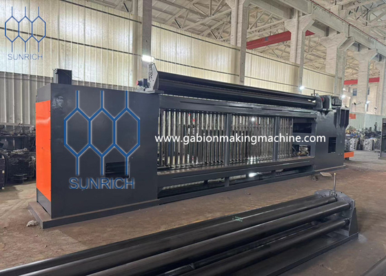 Buy 30kw Motor Power Galvanized Gabion Mesh Machine For Galvanized Wire Mesh Production online manufacture