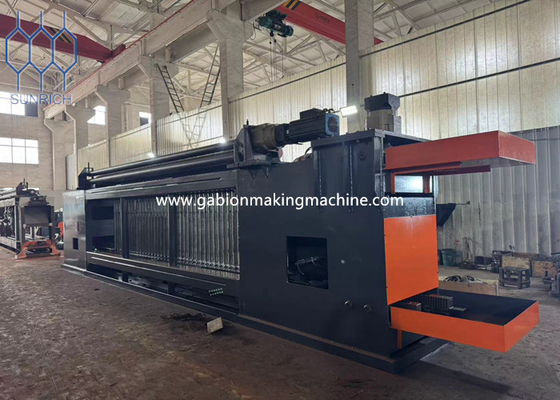 Buy 28-55mm Mesh Length Gabion Mesh Machine For 5m Width Gabion Retaining Structures online manufacture