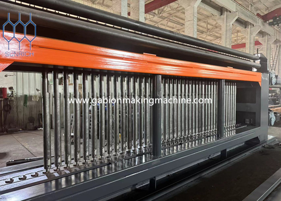 Buy Galvanized Steel Wire PVC Coated Wire Gabion Mesh Machine Wire Mesh Production At 3-4m/min online manufacture