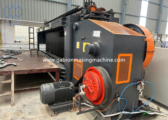 Buy 7000–8000m²/8h Fully Automatic Gabion Machine for Wire Mesh Production with ±2mm Precision Control online manufacture