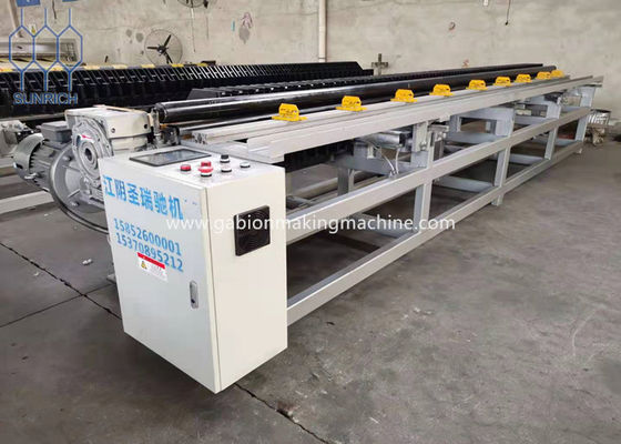 Buy Servo Motor Control With PLC Gabion Box Edge Wrapping Machine For Double Twist online manufacture