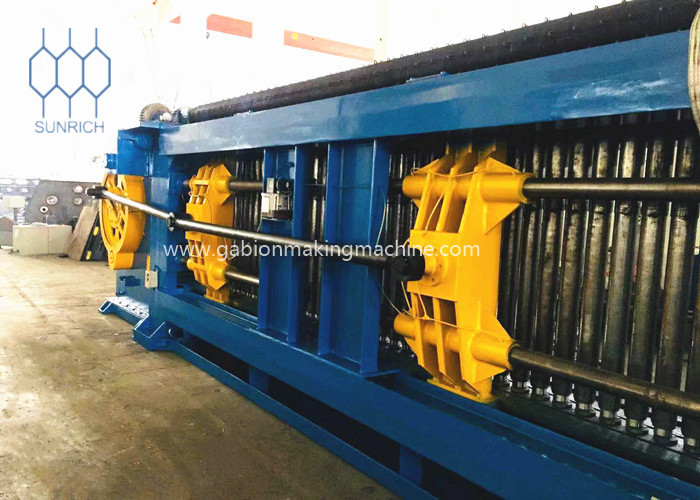 Galvanized Steel Wire Gabion Mesh Machine Max Weaving Width 6300mm