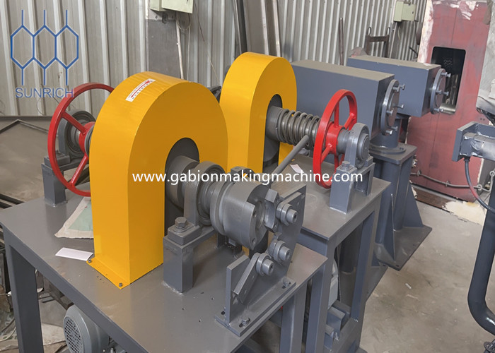 3.0mm 66x88mm Gabion Mesh Machine PLC Control System