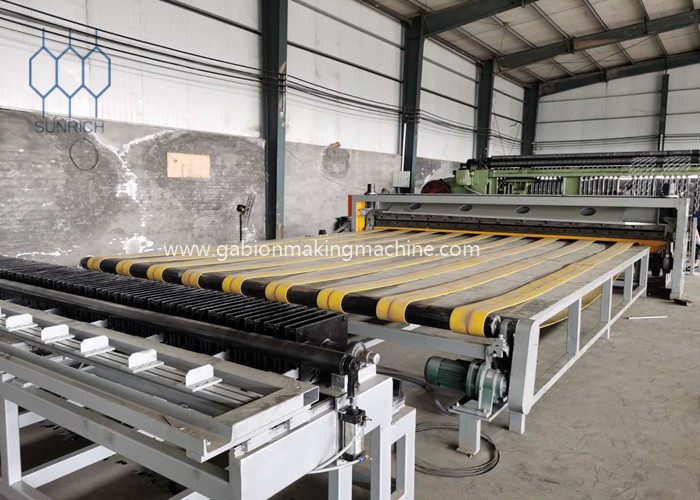 2.7-4.0mm Galvanized Or PVC Coated Wire Gabion Manufacturing Machine Gabion Machine 30kW