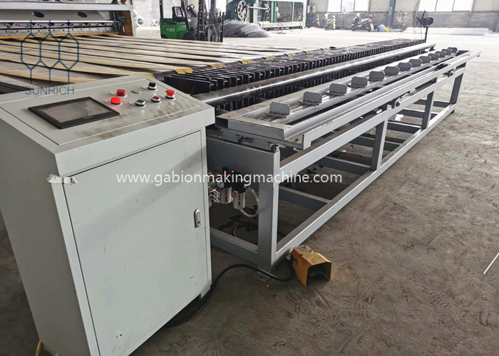 2.7-4.0mm Galvanized Or PVC Coated Wire Gabion Manufacturing Machine Gabion Machine 30kW