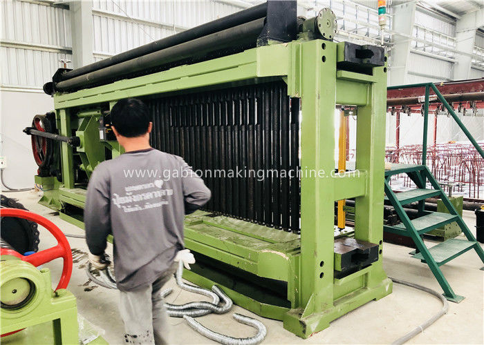 Hexagonal Wire Mesh Weaving Machine / Gabion Box Machine For 2mm - 4mm Diameter Wire