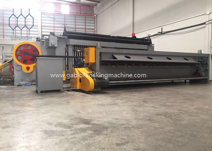 Five Twist Automatic Plc Control System Gabion Mesh Machine For 4500mm Weaving Width