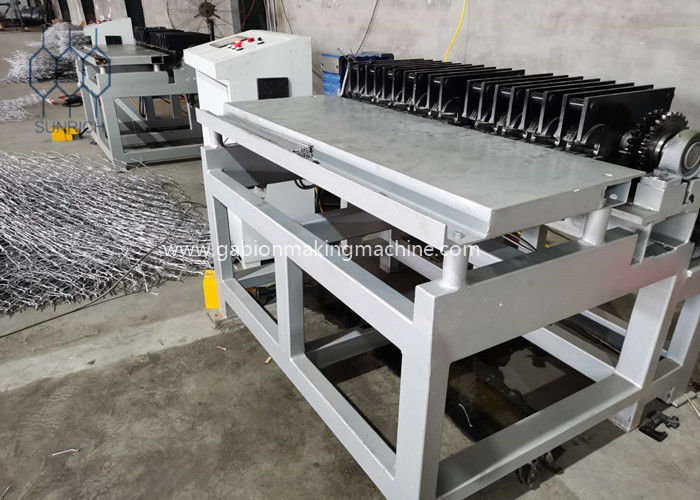 Servo Motor Control With PLC Gabion Box Edge Wrapping Machine For Double Twist