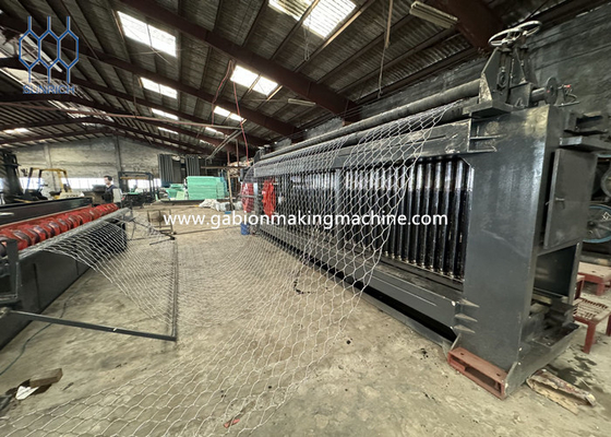 30KW Galvanized Wire Heavy Duty Gabion Weaving Machine